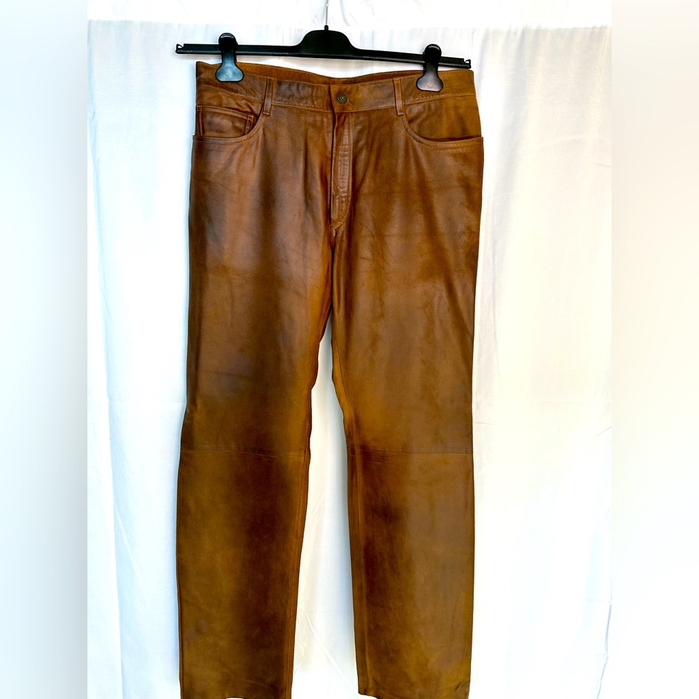 2005 never worn HUGO BOSS Leather Pants - Special and Unique